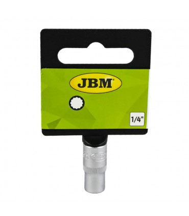 Douille 12 pans 4mm 1/4 jbm