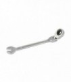 Clé mixte 8 mm satinée à cliquet chrome vanadium - AUTOBEST