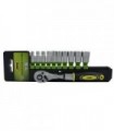 Cliquet 72 dents de 1/4" avec douilles hex.  - JBM