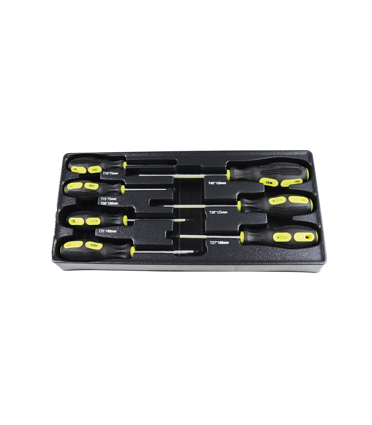 Module + 7 tournevis cruciformes pour servante d'outils - JBM